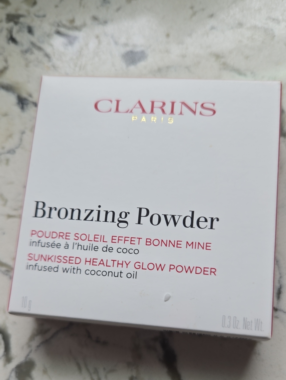 Clarins Bronzing Powder - Pink & Brown Packaging